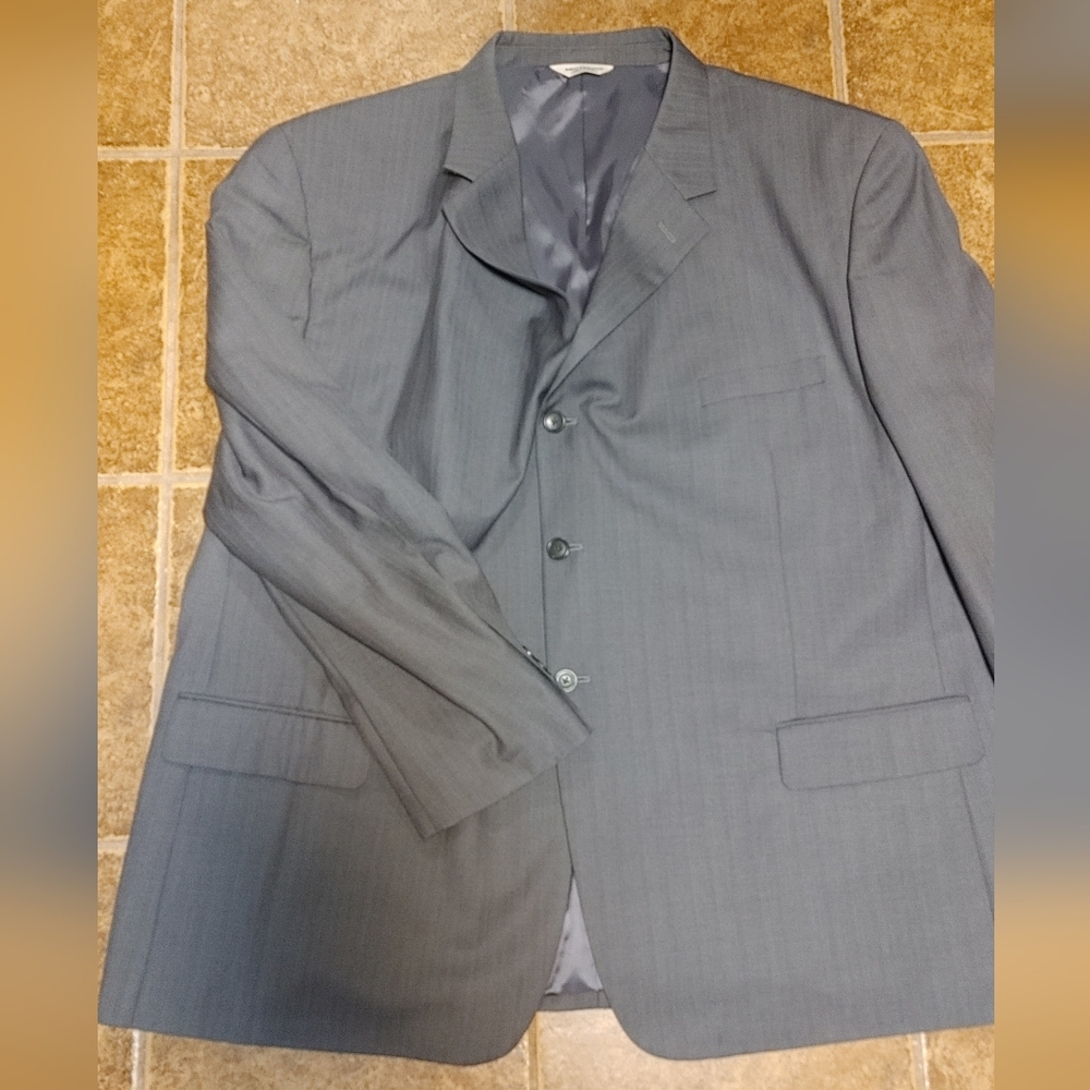 Mens Pronto Uomo Suit Jacket (3xl-4xl Fit) & Pants (50Regular)